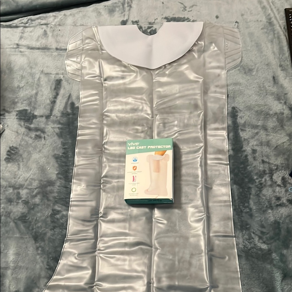 Vive Leg Cast Protector - Clear.  Never used.